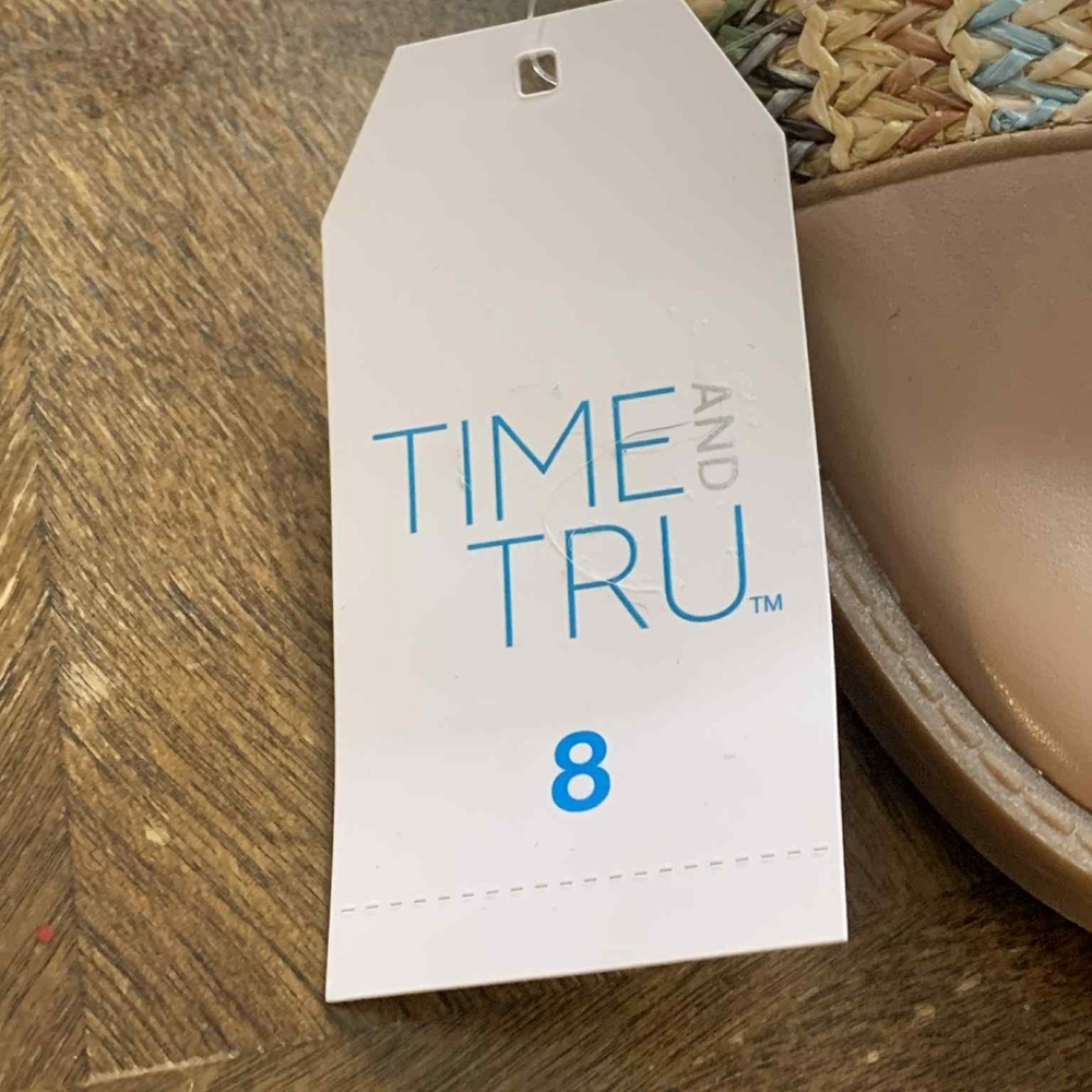 Time & Tru NWT Women's Multiple Horsebit Colorful Slide Sandals SZ 8 - Picture 5 of 5